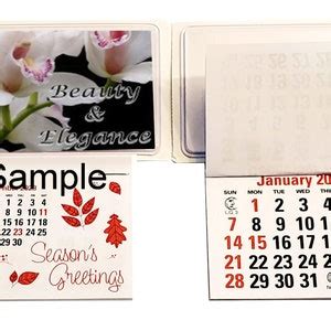 Peel And Stick Up Adhesive Business Card Auto Car Truck Calendar