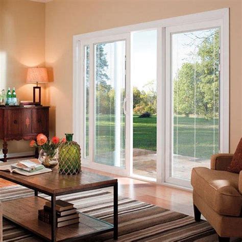 White Pvc French Style Sliding Door Patio Doors Picturewindownet By Wdma