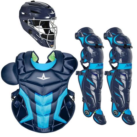 All Star System7 Axis Adult Baseball Catchers Package Navysky Blue