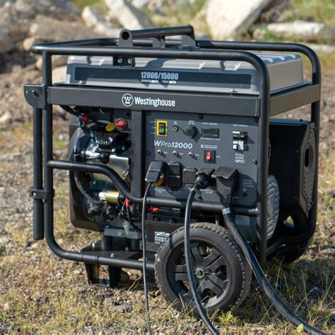 Westinghouse Pro 12000 Watt Gasoline Portable Generator In The Portable Generators Department At