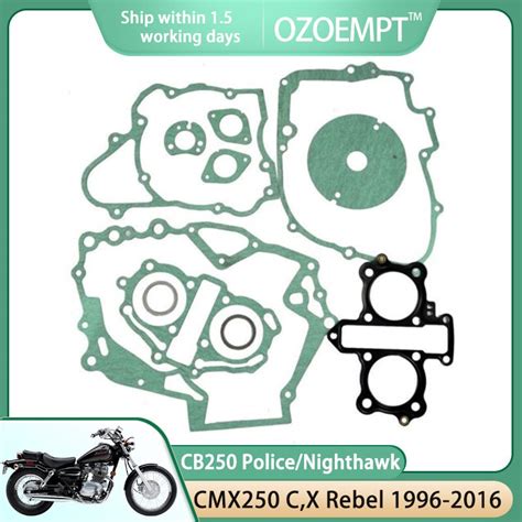 OZOEMPT Engine Cylinder Crankcase Repair Gasket Apply To CMX250C Rebel