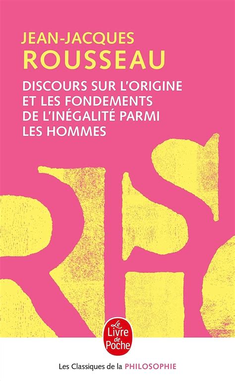 Amazon Discours Sur L Origine Et Les Fondements De L In Galit