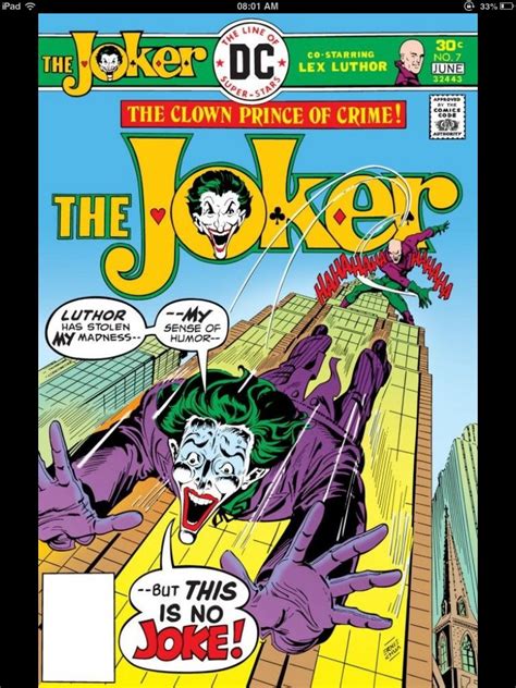 The Joker The Clown Prince Of Crime Comic Cover Art Silver Age