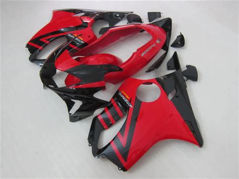 Red And Black Aftermarket Body Fairings Set For Honda CBR600 F4 1999