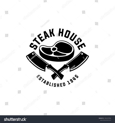 Vintage Barbecue Restaurant Logo Design Grange Stock Vector Royalty Free 1452237956 Shutterstock