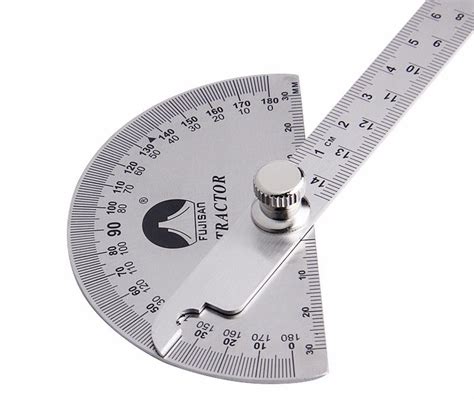 Protractors Industrial Scientific XLZWRJ 1Pc 0 180 Angle Ruler Round