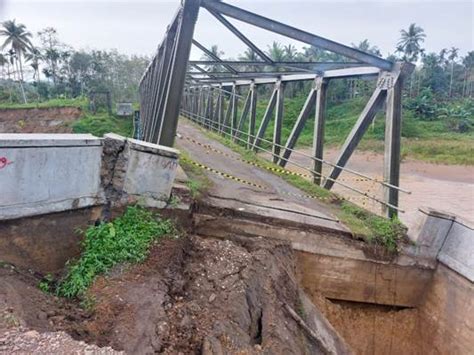 Kerusakan Belum Ditangani Jembatan Blang Mane Siap Terjungkal Ke