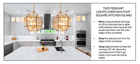 How High To Hang Lights Above Kitchen Island Things In The Kitchen