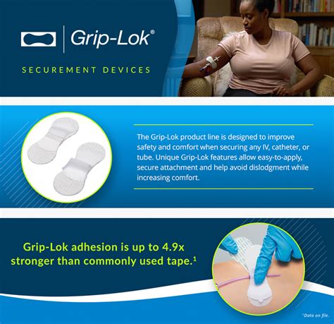 Bulk Catheter Tube And Iv Securement Devices Grip Lok By Tidi Products