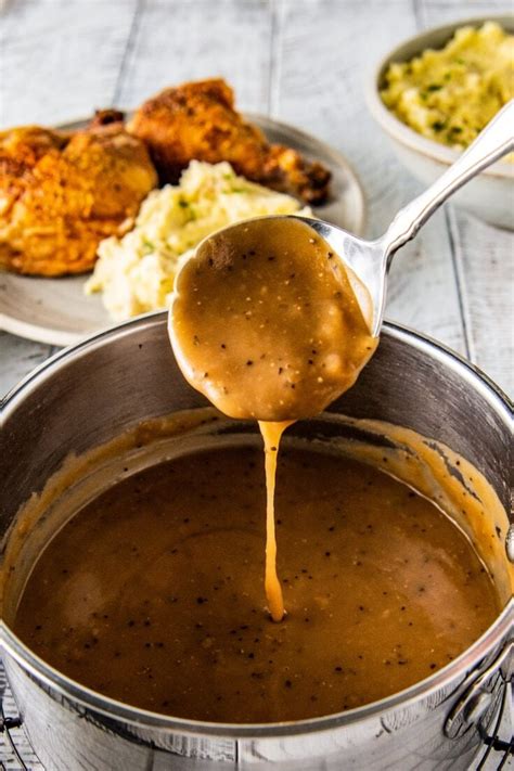 Homemade Brown Gravy No Drippings Easy Dinner Ideas