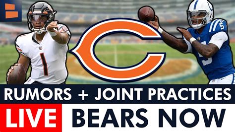 Live Chicago Bears News Rumors Joint Practices Vs Colts Preview