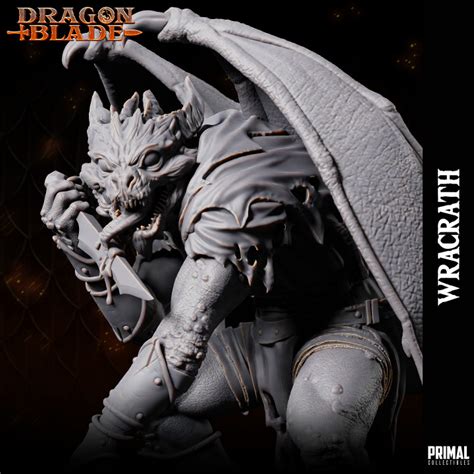 3D Printable Draconian Assasin Wracrath December 2023