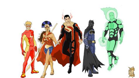 Justice League Redesign By Xxdemi Godxx Arte Dc Comics Dc Comics