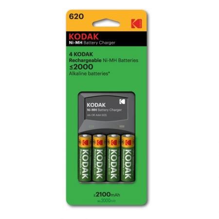 Kodak Baterije 4KOM AA 2100mAh Punjač za AA AAA