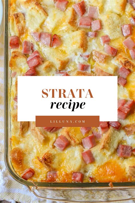 The Best Breakfast Strata Recipe Lil Luna