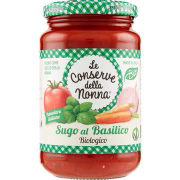 Sugo Al Basilico LE CONSERVE DELLA NONNA 350 G Coop Shop