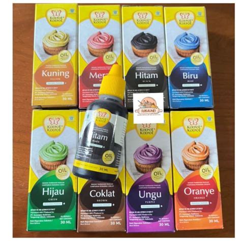 Jual Koepoe Koepoe Pewarna Makanan Food Colouring Oil Based Halal