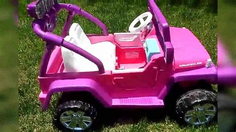 39 Fisher Price Power Wheels Barbie Jeep Wrangler Pink Pictures