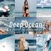 Beach Lightroom Mobile Presets Desktop Deep Ocean Summer Etsy