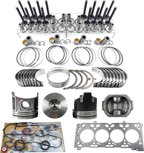 V2067 Engine Overhaul Rebuild Kit No Cylinder Liner 16 Valves Piston