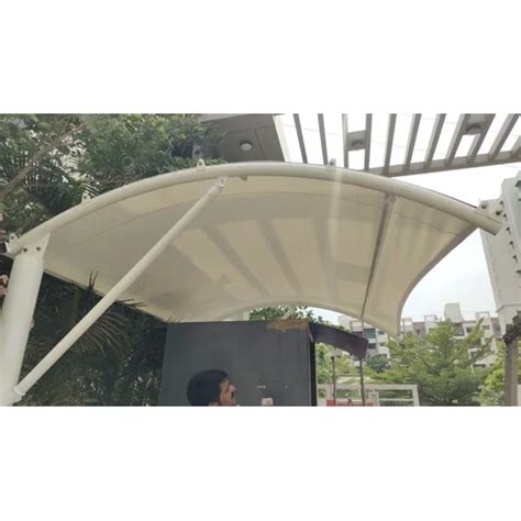 White Pvc Car Parking Shed Affordable And Durable Pune