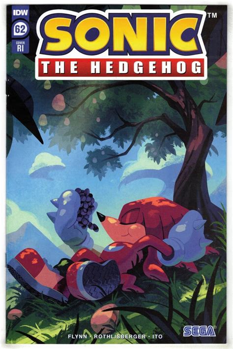 Sonic The Hedgehog 62 1 10 Nathalie Fourdraine Variant Knuckles Idw