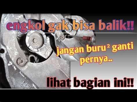 Satu Trik Cara Pemasangan Per Engkol Matic YouTube