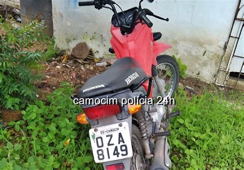 CAMOCIM POLÍCIA 24h PM S DO RAIO DE CAMOCIM RECUPERAM MOTO FURTADA NO