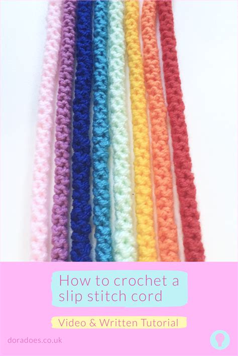 Easy Crochet How To Crochet 4 Stitch I Cord For Beginners Free An I