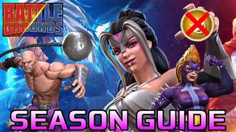 New Battlegrounds Season Guide The Best Attackers And Tactics Mcoc Youtube