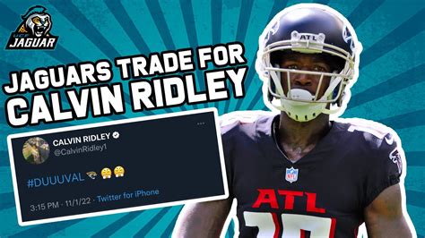 Jaguars Win Trade Deadline In Trading For Falcons Wr Calvin Ridley