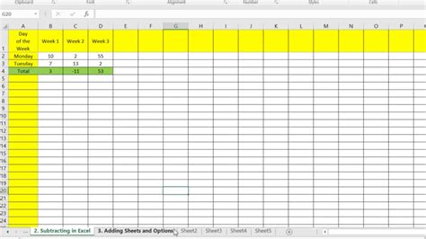 Adding Sheets In Excel Youtube