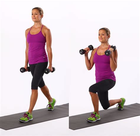 Dumbbell Lunge Ps Fitness