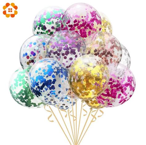 5PCS 12inch 18inch Large Confetti Air Balloons Latex Ballon Birthday