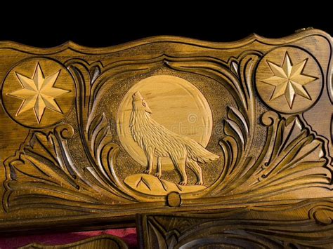 Handcrafted Design And Creative Product Made On Wood Editorial Stock