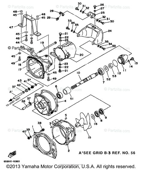 Yamaha Boat 2000 Oem Parts Diagram For Jet Unit 1