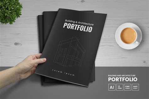 Architecture Portfolio Cover Page Design