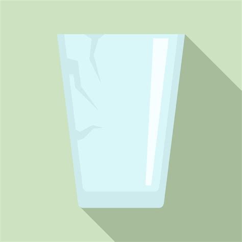 Premium Vector Cracked Glass Cup Icon Flat Illustration Of Cracked Glass Cup Vector Icon For