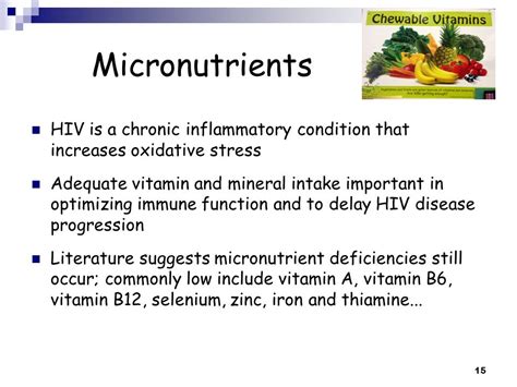 Hiv Nutrition And Health Benefits Ppt Download