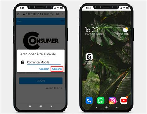 Como Criar Um Atalho Para A Comanda Mobile Em Meu Celular Consumer