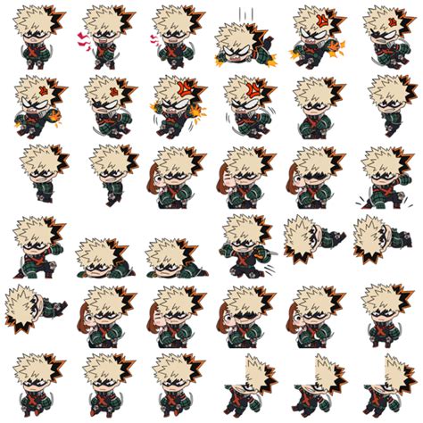 Kacchan shimeji mascot desktop pet - My Hero Academia shimeji | Horror ...