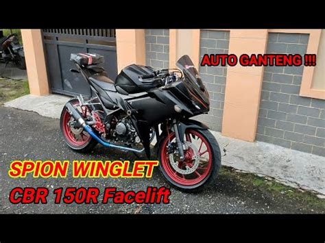 Ganteng Spion Winglet For Cbr R Facelift Youtube