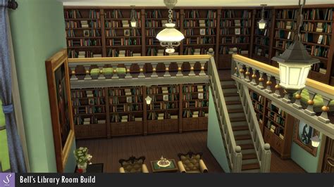 Sims 4: Bell's Library - YouTube