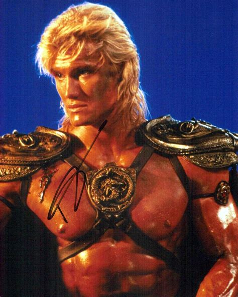 Dolph Lundgren He Man Masters Of The Universe Signed Autograph Photo