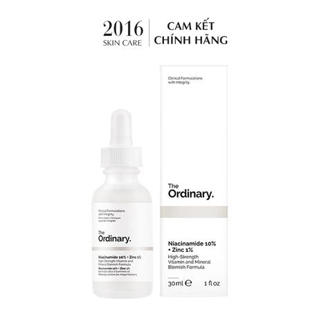 Tinh Chất The Ordinary Niacinamide 10 Zinc 1 Serum 30ml Shopee Việt Nam