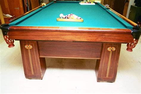 Brunswick Balke And Collender Company Regina Antique Pool Table In