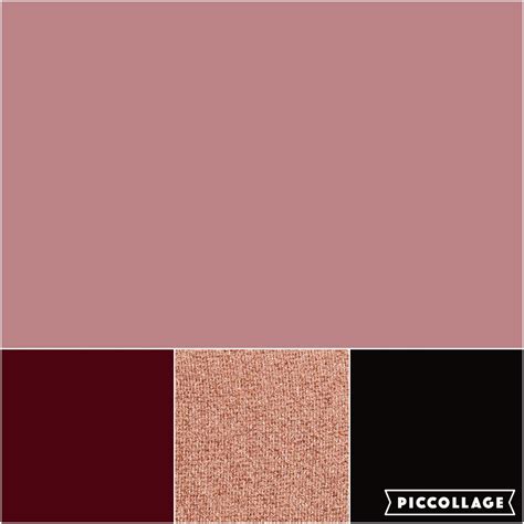 Dusty Rose Maroon Rose Gold Black Rose Gold Color Palette Gold