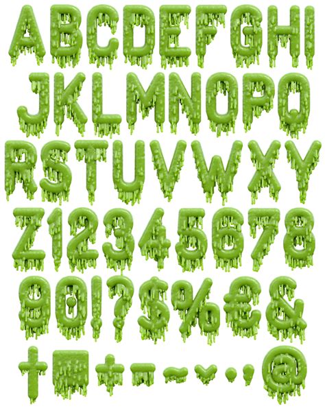 Dripping Slime Letters Howto Draw