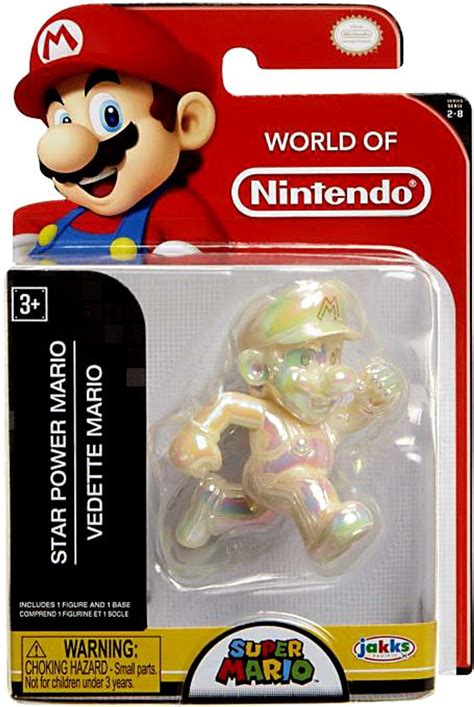 World Of Nintendo Super Mario Wave 21 Star Power Mario 2 5 Mini Figure