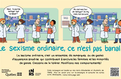 Sensibilisation Au Sexisme Ordinaire En Milieu Universitaire Inrs